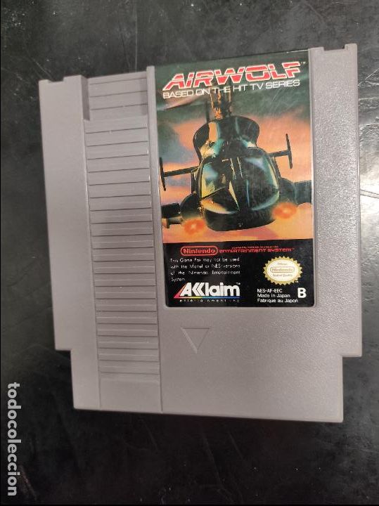 Videojuegos y consolas: Airwolf - Nintendo Nes PAL B - Foto 1