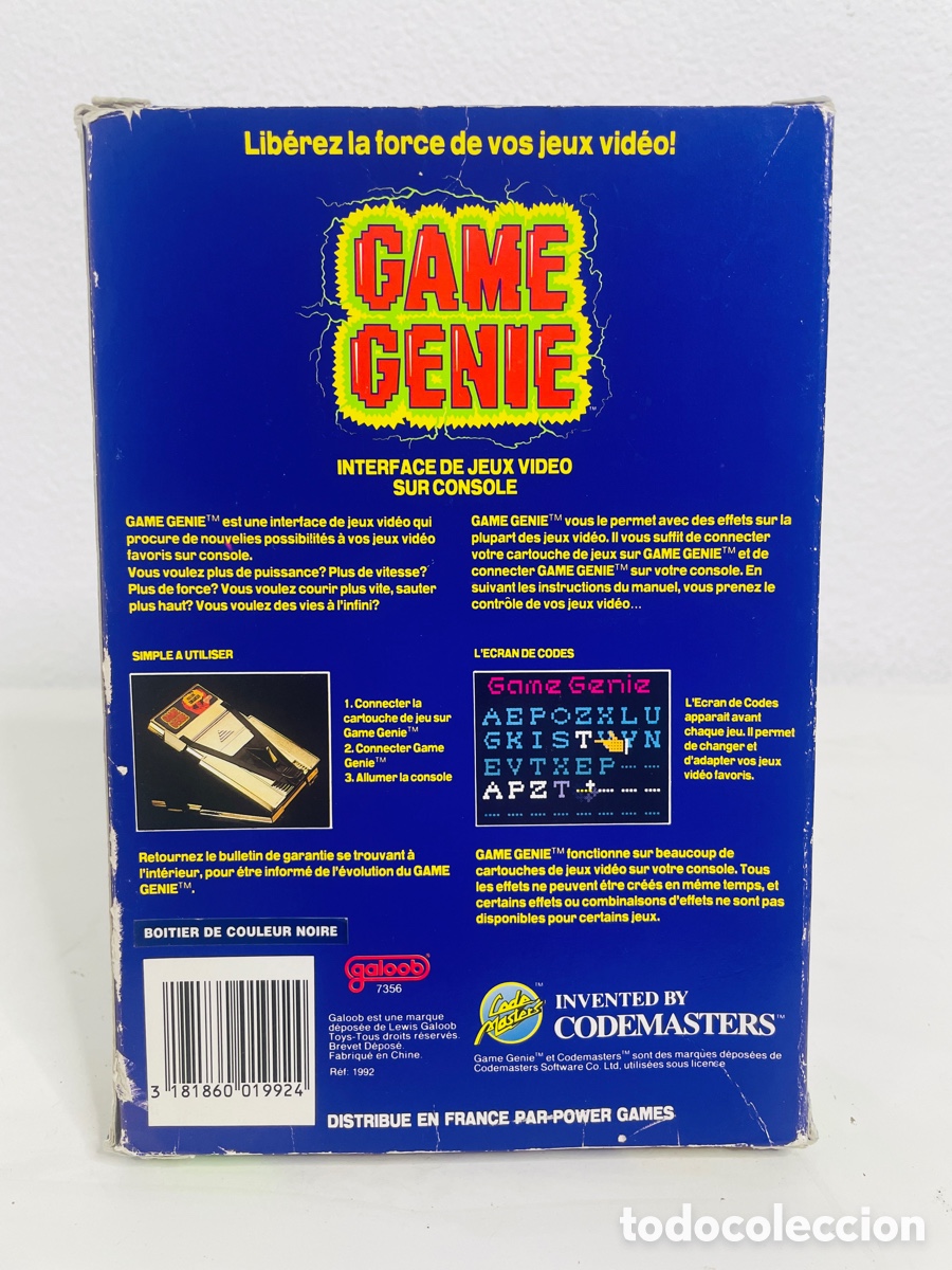 Videojuegos y consolas: Game Genie Code Masters Nintendo Nes - Foto 2