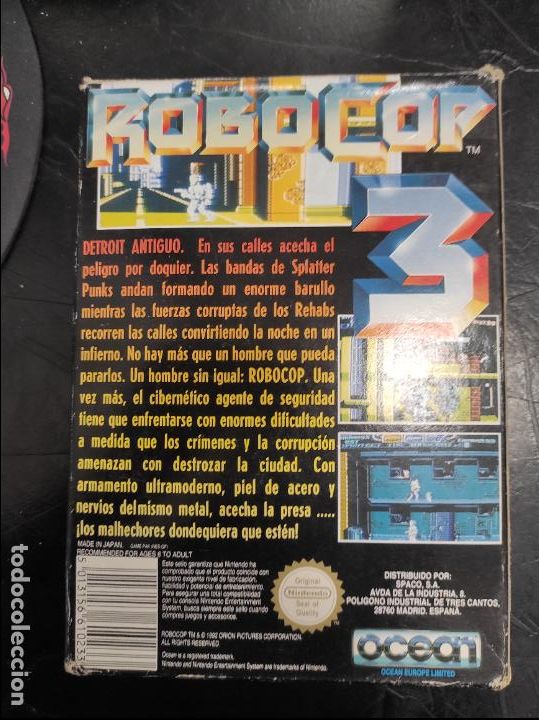 Videojuegos y consolas: Robocop 3 - Nintendo NEs - Completo - PAL ESP B - Foto 2