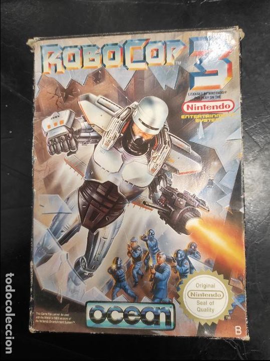 Videojuegos y consolas: Robocop 3 - Nintendo NEs - Completo - PAL ESP B - Foto 1
