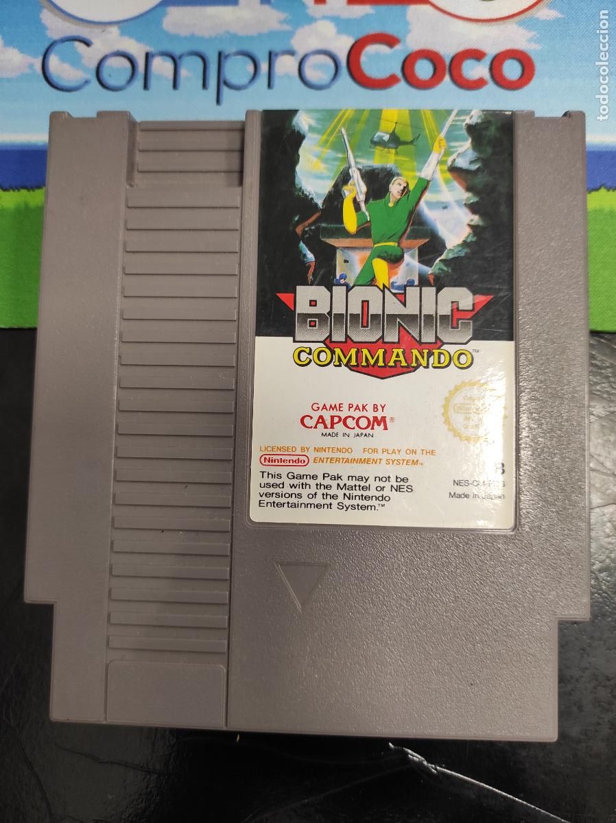 Videojuegos y consolas: Bionic Commando - Nintendo nes -PAL ESP B - - Foto 1