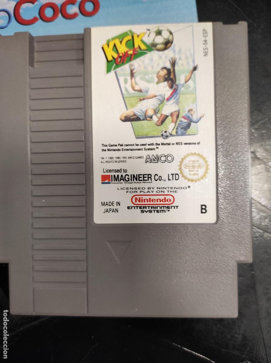 Videojuegos y consolas: Kick Off - Nintendo nes - PAL ESP B - Foto 1