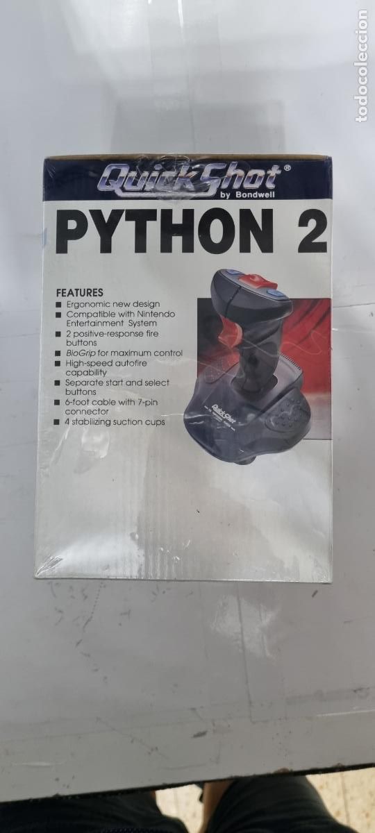 Videojuegos y consolas: Joystick Python 2 para Nintendo NES QuickShot Qs-130n (PRECINTADO) - Foto 3