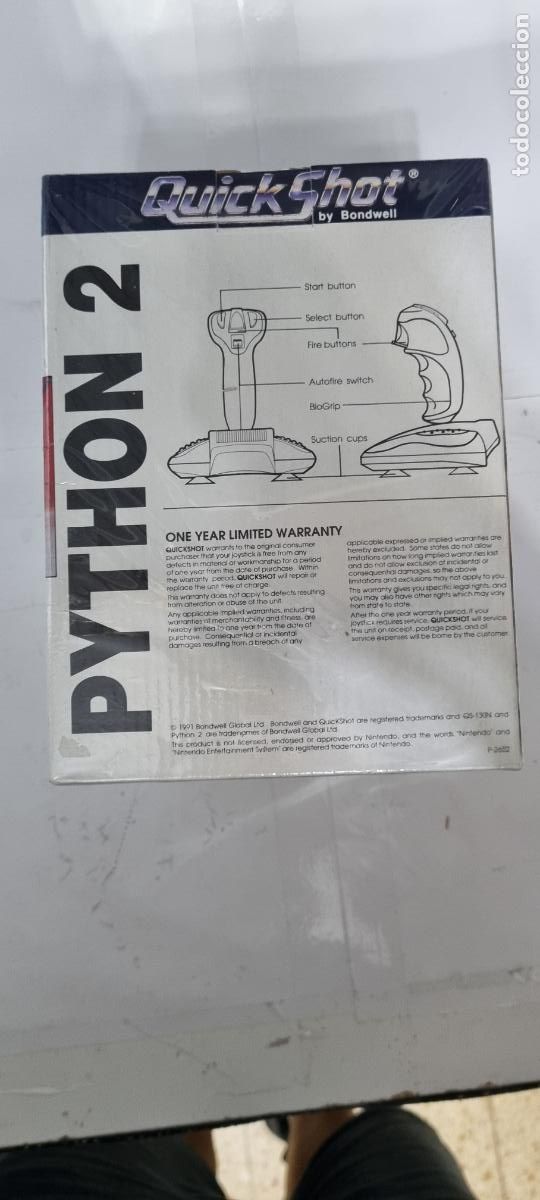 Videojuegos y consolas: Joystick Python 2 para Nintendo NES QuickShot Qs-130n (PRECINTADO) - Foto 4