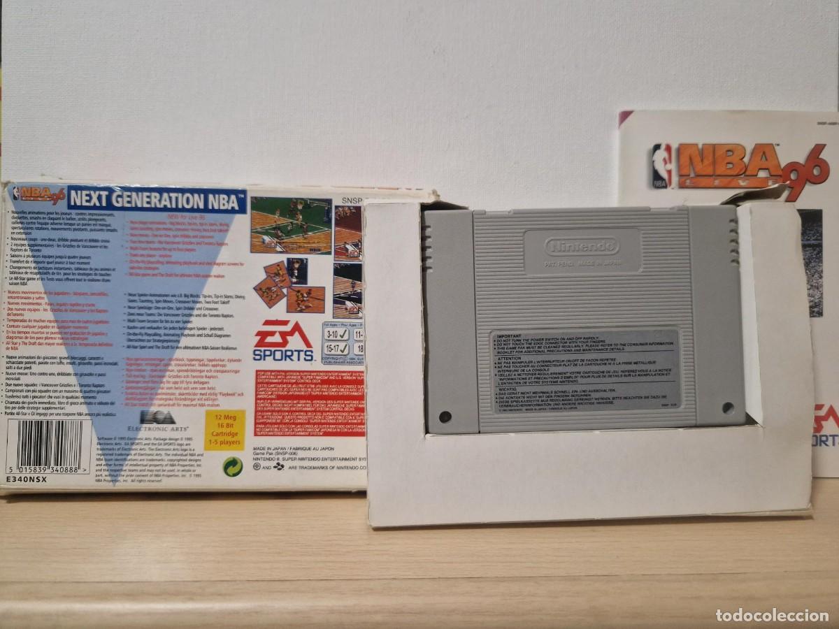 Videojuegos y consolas: Nintendo NBA Live 96 - NES - Foto 2
