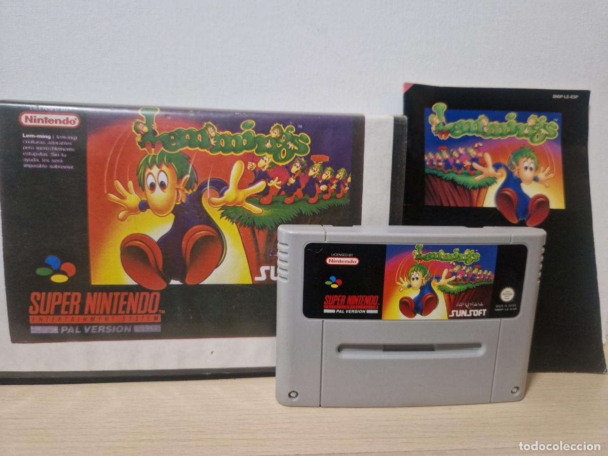 Videojuegos y consolas: Lemmings - Nintendo Super NES - Foto 1