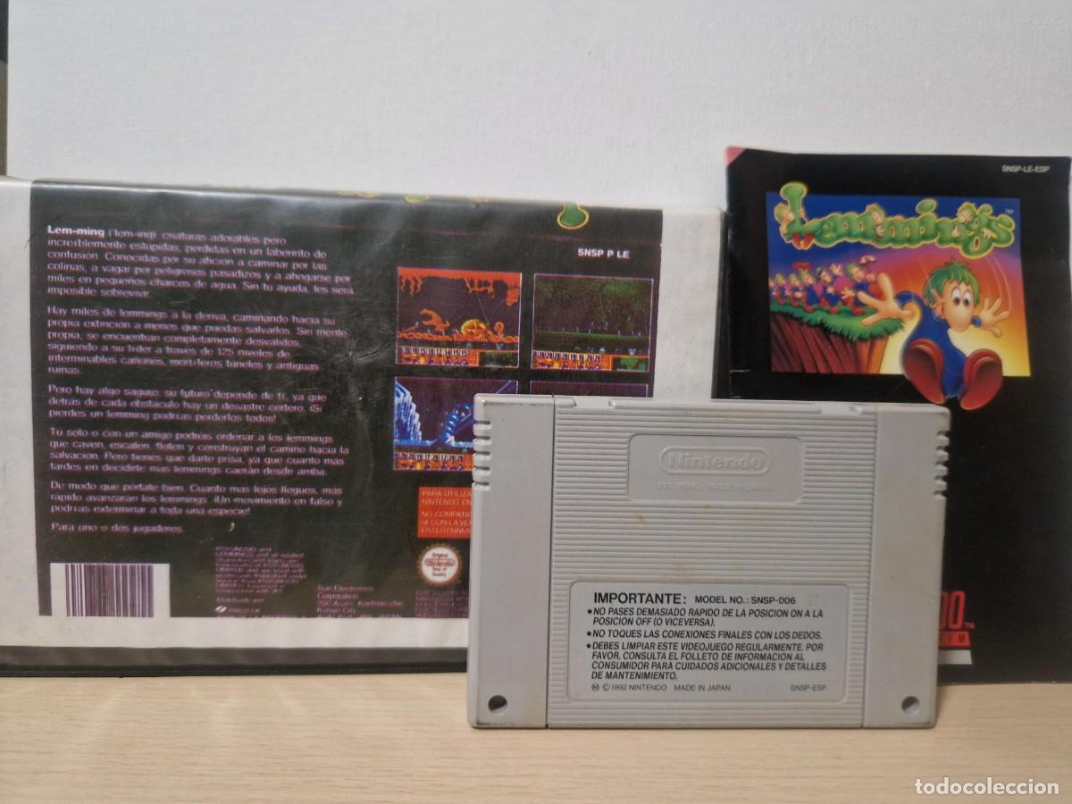 Videojuegos y consolas: Lemmings - Nintendo Super NES - Foto 2