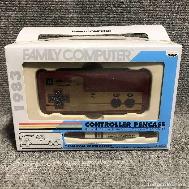 Videojuegos y consolas: FAMICOM CONTROLLER PENCASE 1983 BANPRESTO NUEVO - Foto 1