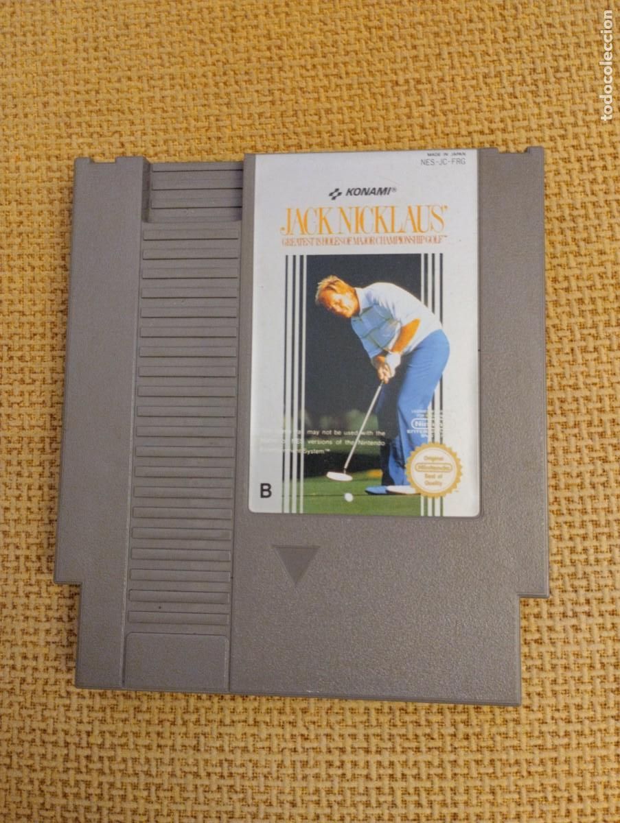 Videojuegos y consolas: Juego Nes Jack Nicklaus antiguo - Foto 1
