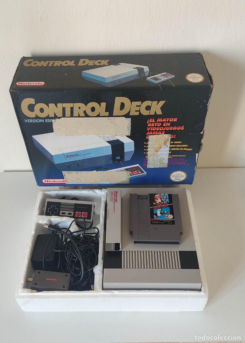 Videojuegos y consolas: Console Nintendo Nes control deck Pal - Foto 1