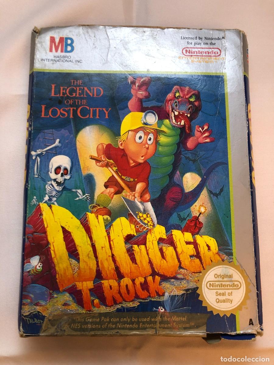 Videojuegos y consolas: DIGGER T ROCK. NINTENDO NES. PAL UK - Foto 1