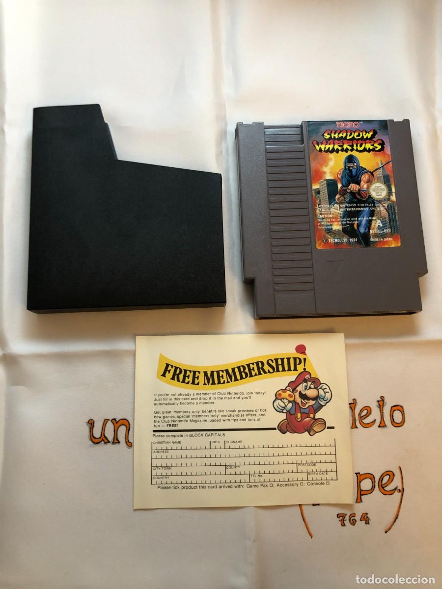 Videojuegos y consolas: SHADOW WARRIORS. NINTENDO NES. PAL UK - Foto 6