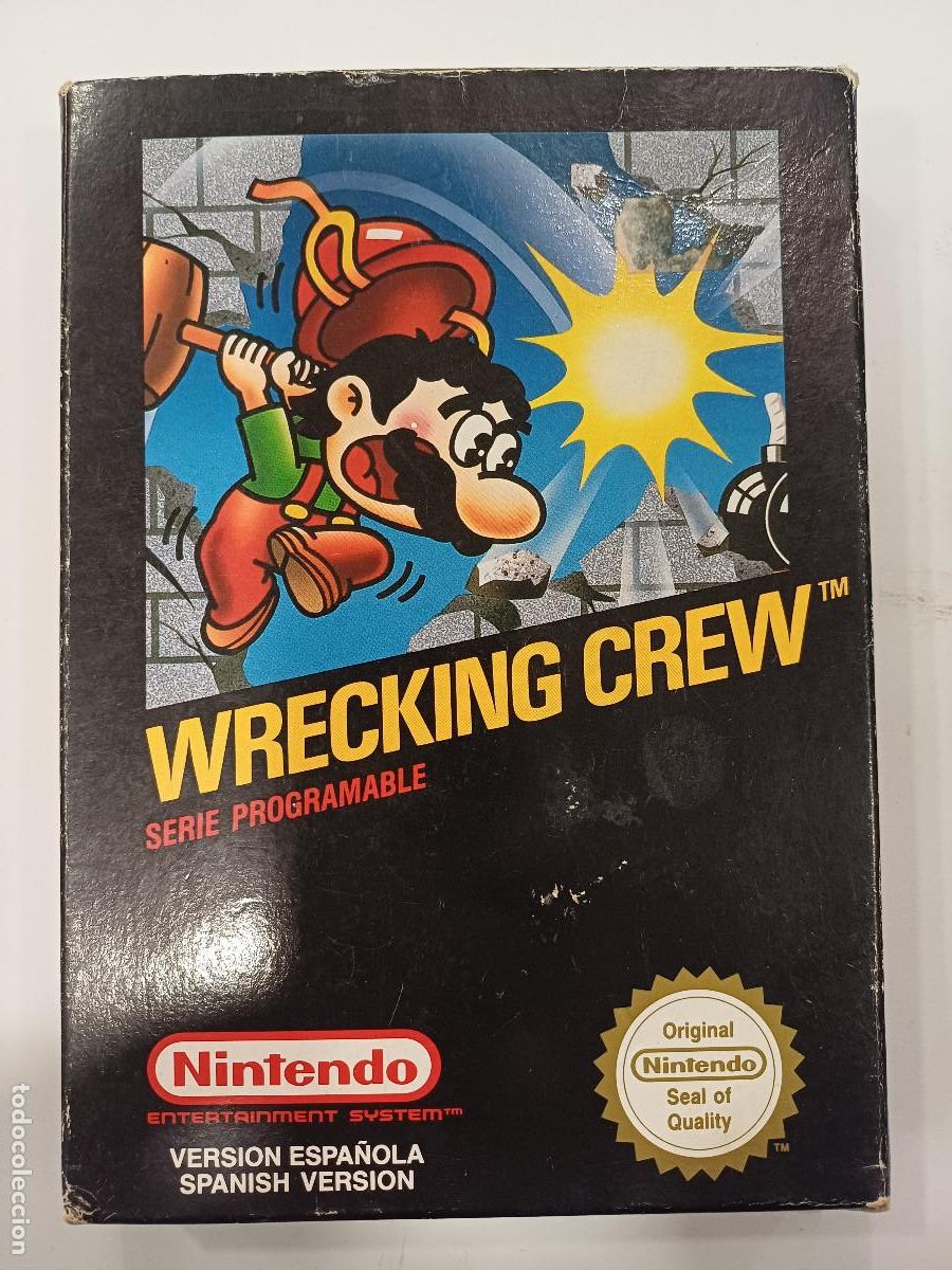 Videojuegos y consolas: WRECKING CREW/NINTENDO NES SERIE PROGRAMABLE. - Foto 1