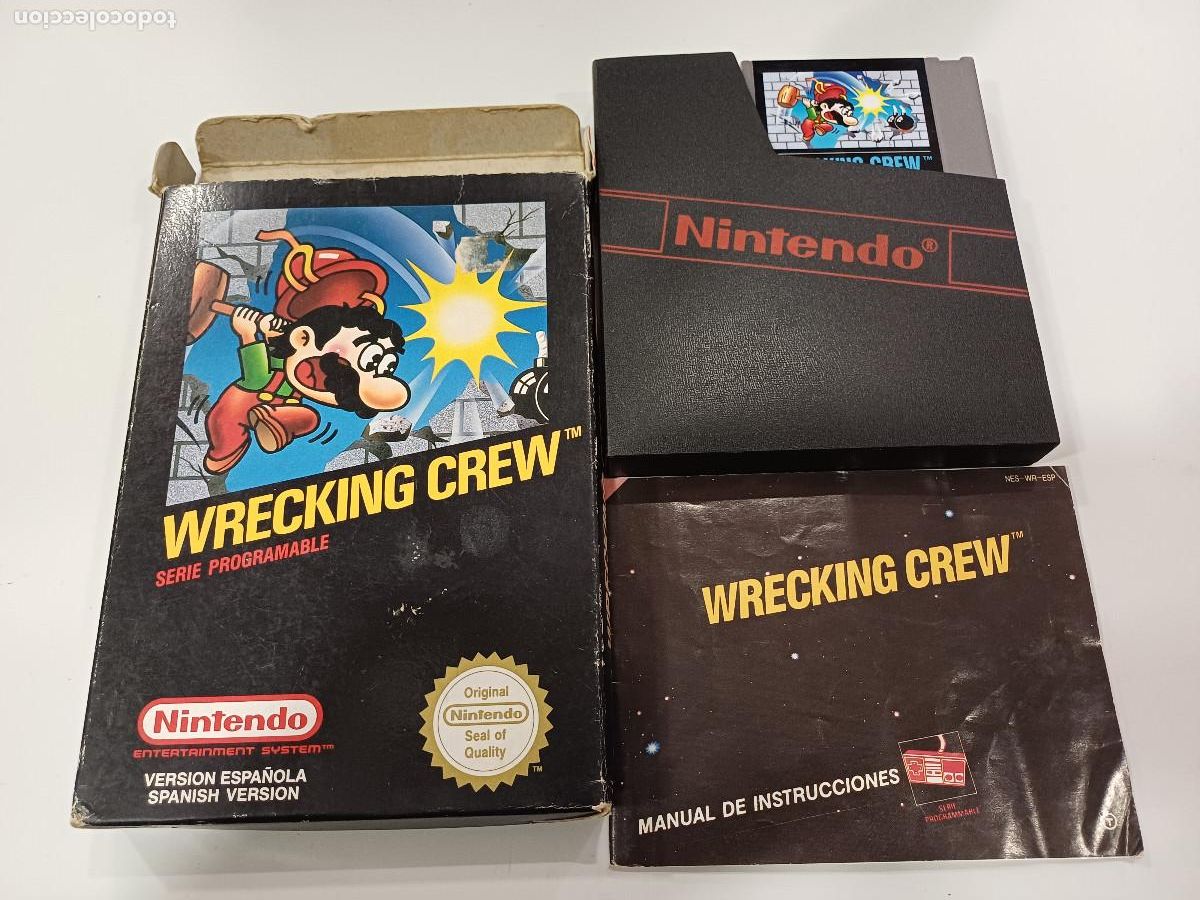 Videojuegos y consolas: WRECKING CREW/NINTENDO NES SERIE PROGRAMABLE. - Foto 2
