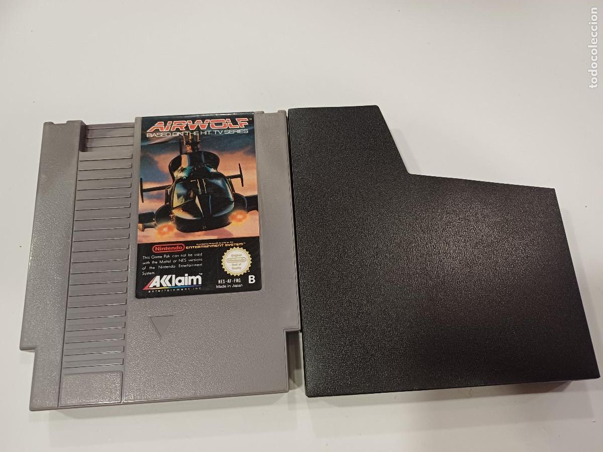 Videojuegos y consolas: AIRWOLF/NINTENDO NES. - Foto 2