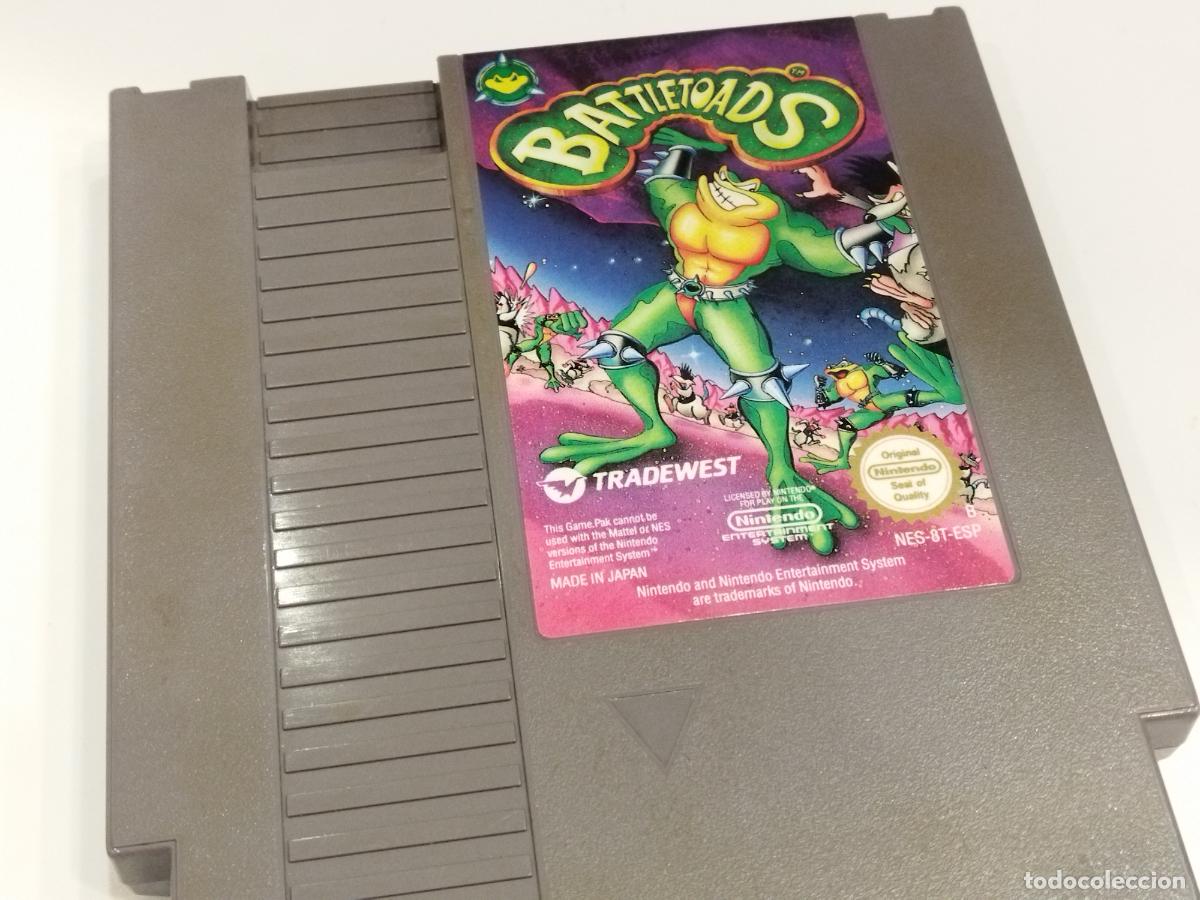 Videojuegos y consolas: BATTLETOADS - NINTENDO NES - CARTUCHO - BUEN ESTADO FUNCIONANDO - Foto 2