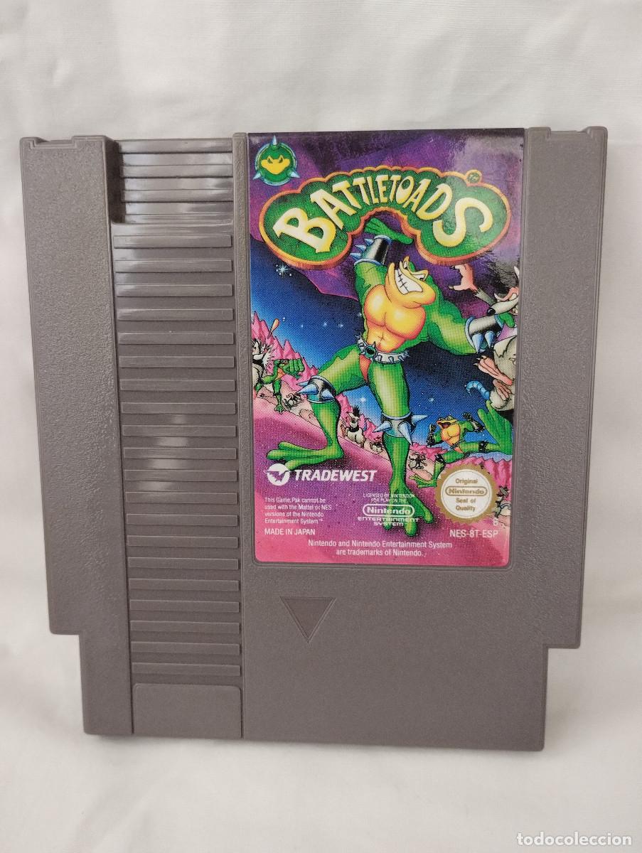 Videojuegos y consolas: JUEGO BATTLETOADS PARA NINTENDO NES PAL ESPA&Ntilde;A CON FUNDA - Foto 2