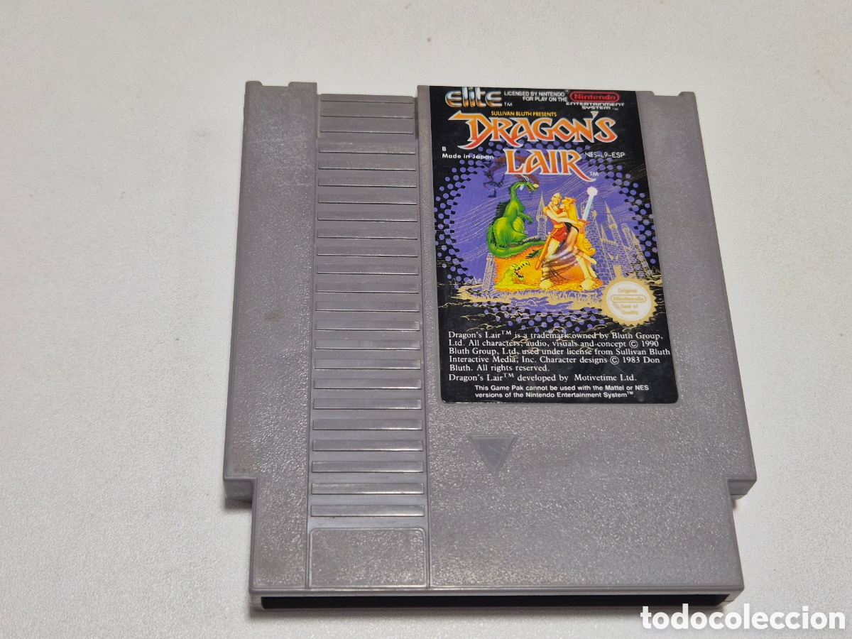Videojuegos y consolas: DRAGONS LAIR. Nintendo Nes - Foto 1