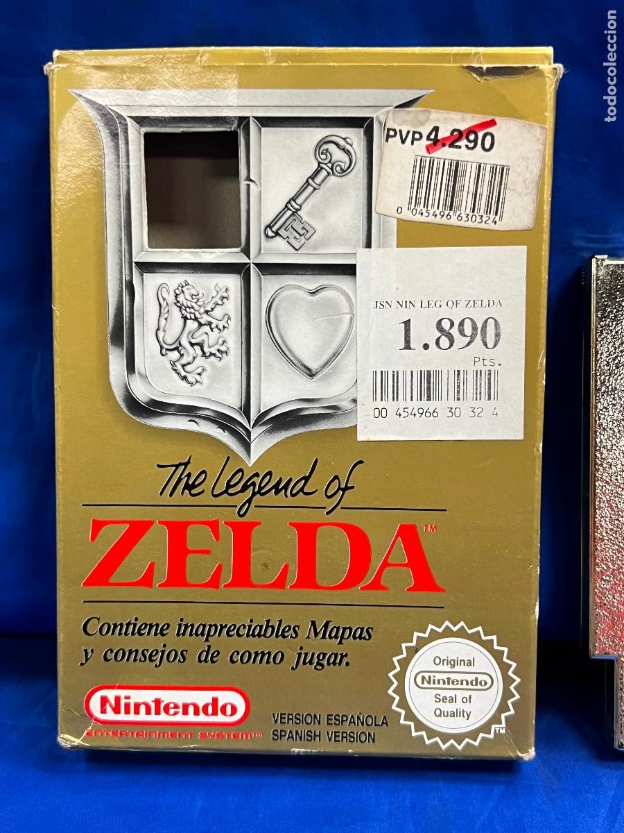 Videojuegos y consolas: juego ZELDA NES NINTENDO EN CAJA - Foto 2