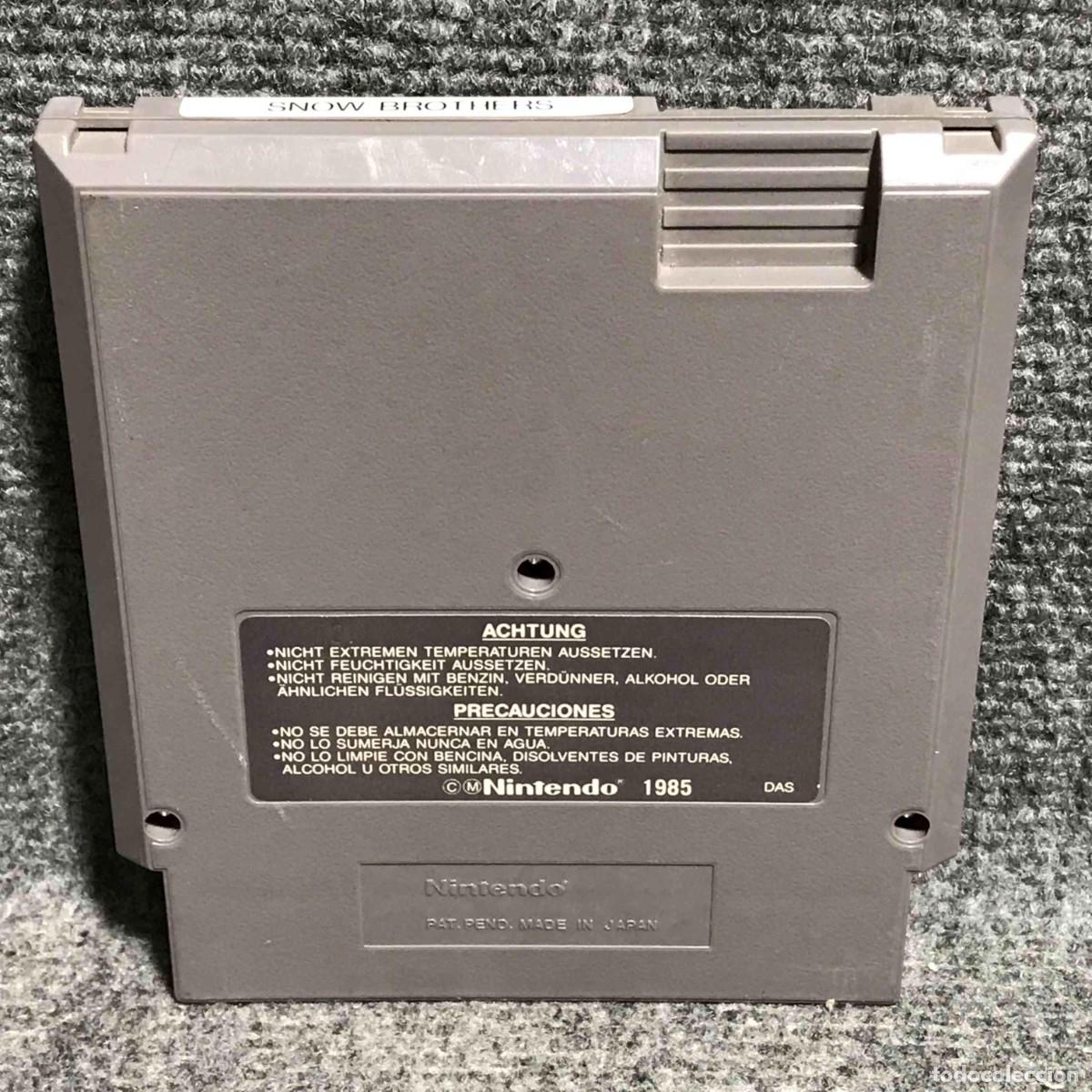 Videojuegos y consolas: SNOW BROTHERS NINTENDO NES - Foto 2