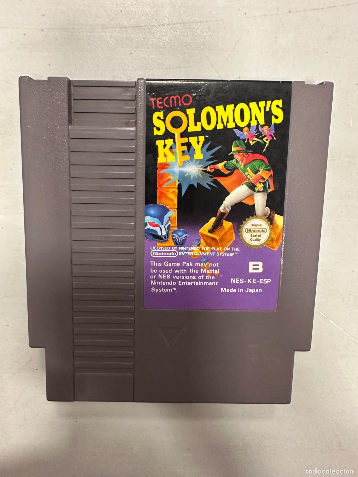 Videojuegos y consolas: Solomons Key - Nintendo NES - PAL ESp B - Foto 1
