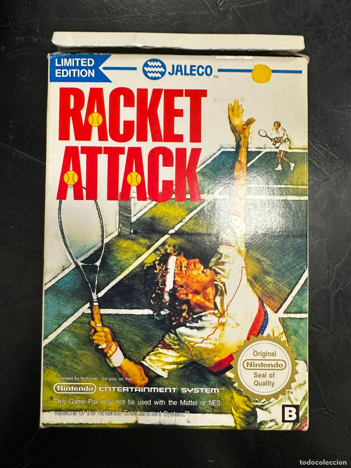 Videojuegos y consolas: Racket Attack - Nintendo NEs - PAl esp B Completo - Foto 1