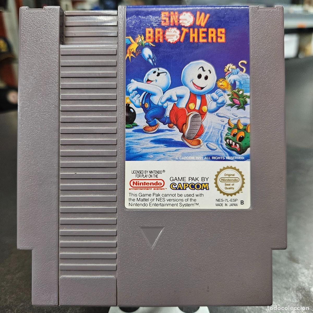 Videojuegos y consolas: Nintendo NES SNOW BROTHERS - Foto 1