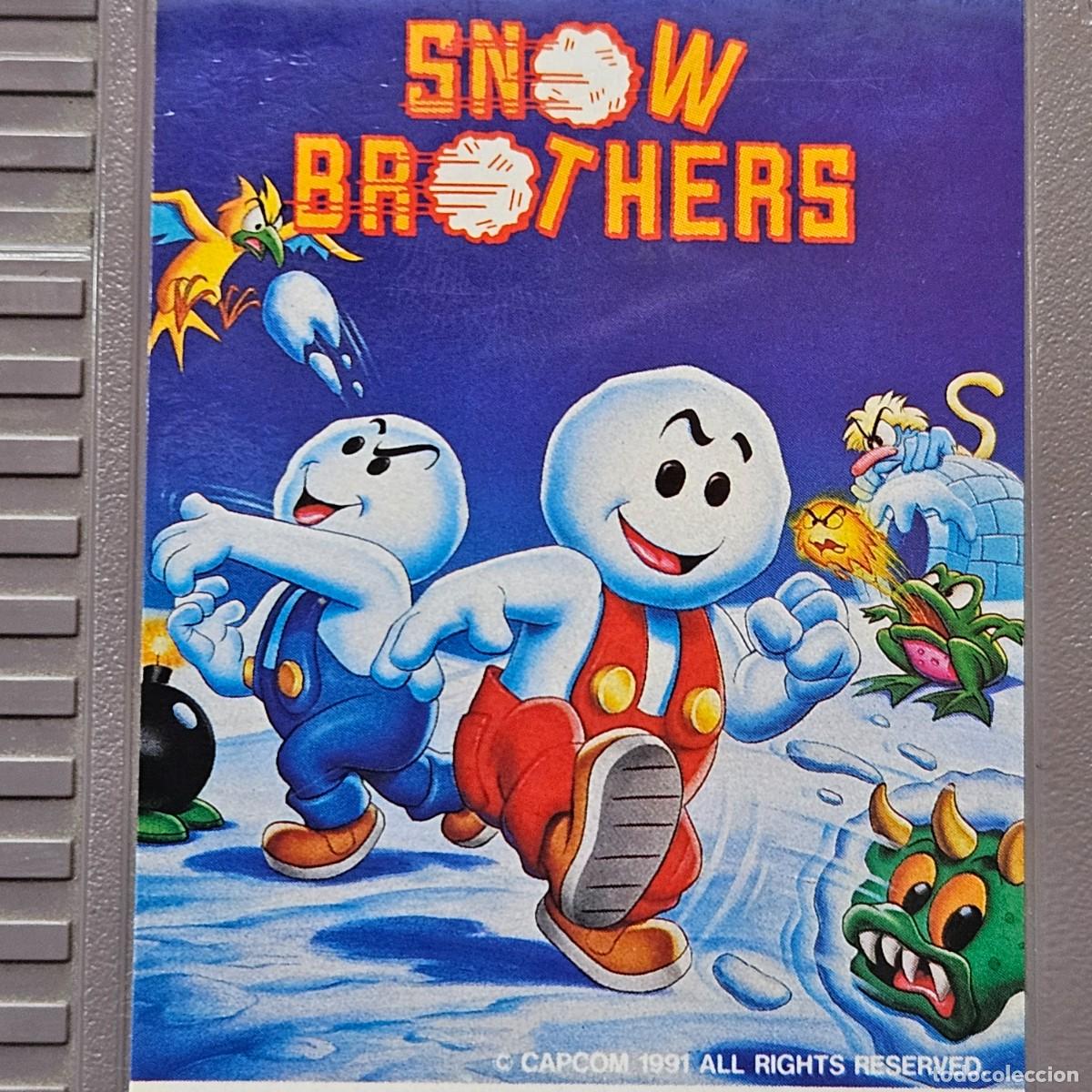 Videojuegos y consolas: Nintendo NES SNOW BROTHERS - Foto 2