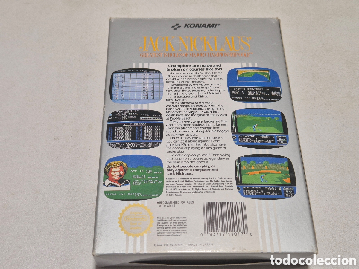Videojuegos y consolas: JACK NICKLAUS. Nintendo NES - Foto 2