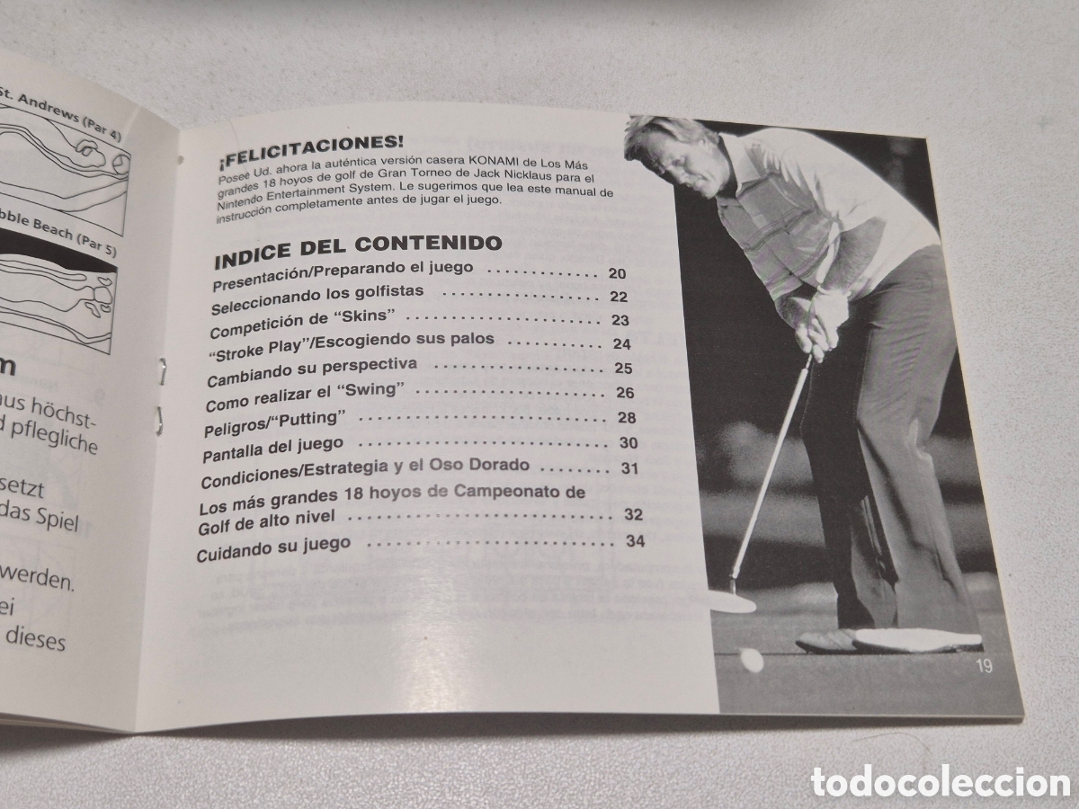 Videojuegos y consolas: JACK NICKLAUS. Nintendo NES - Foto 11