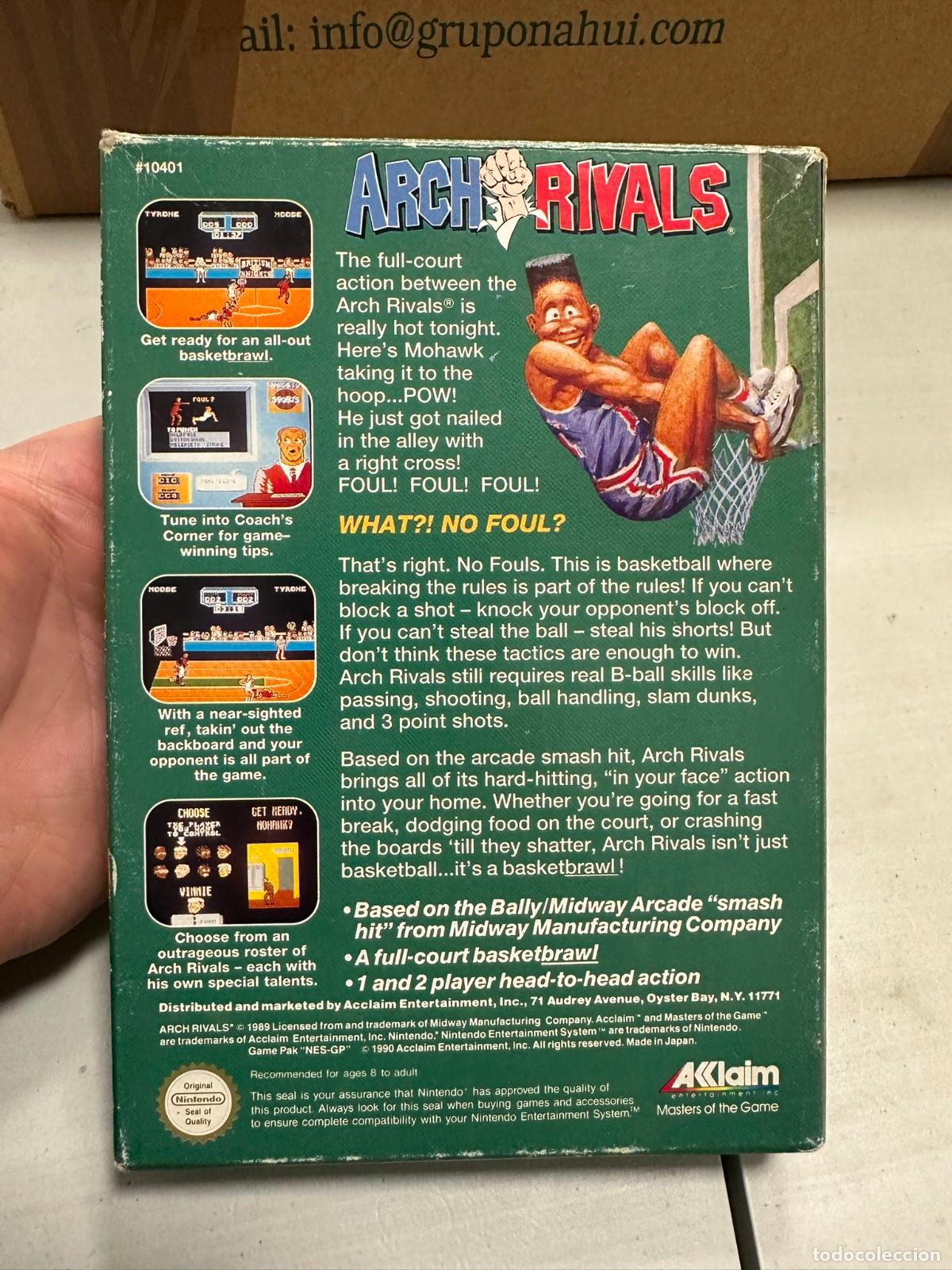 Videojuegos y consolas: Arch Rivals - Nintendo NEs - PAL ESP completo - Foto 11