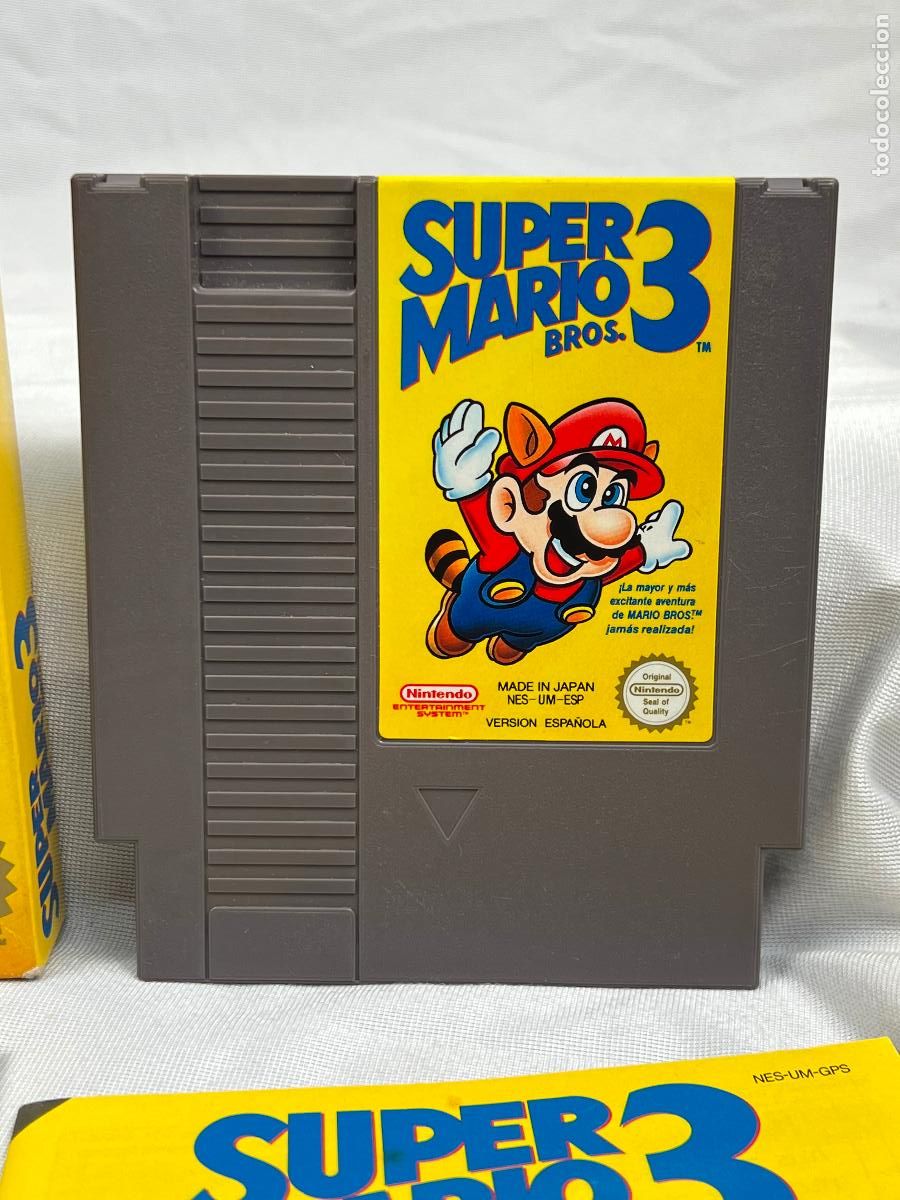 Videojuegos y consolas: SUPER MARIO 3 EN CAJA PARA NINTENDO NES - Foto 5