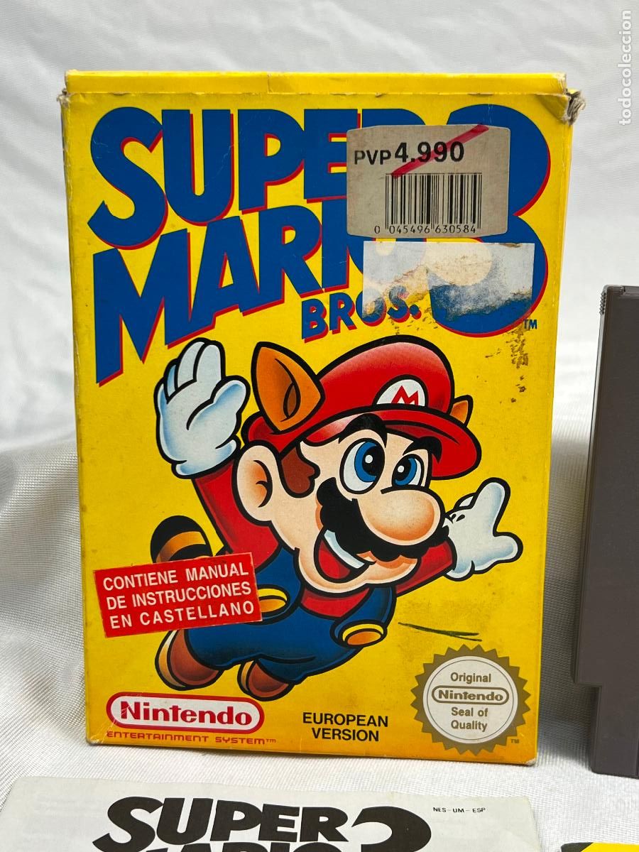 Videojuegos y consolas: SUPER MARIO 3 EN CAJA PARA NINTENDO NES - Foto 3