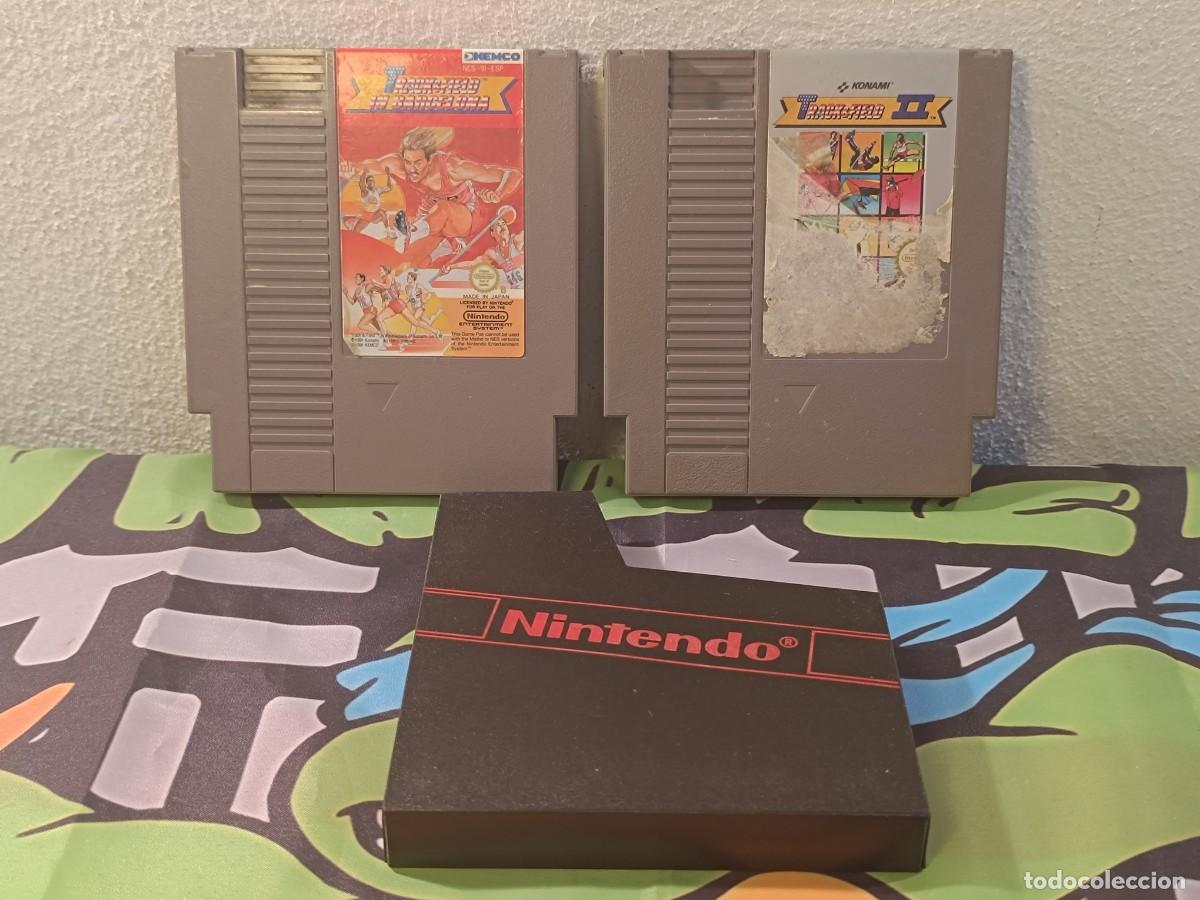 Videojuegos y consolas: Pack Track & Field Barcelona y TKF II NES Pal Esp - Foto 1