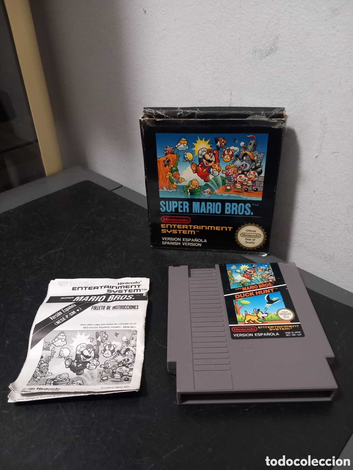 Videojuegos y Consolas: ANTIGUO JUEGO NINTENDO SUPER MARIO BROSS VERDION ESPA&Ntilde;OLA ORIGINAL EN CAJA