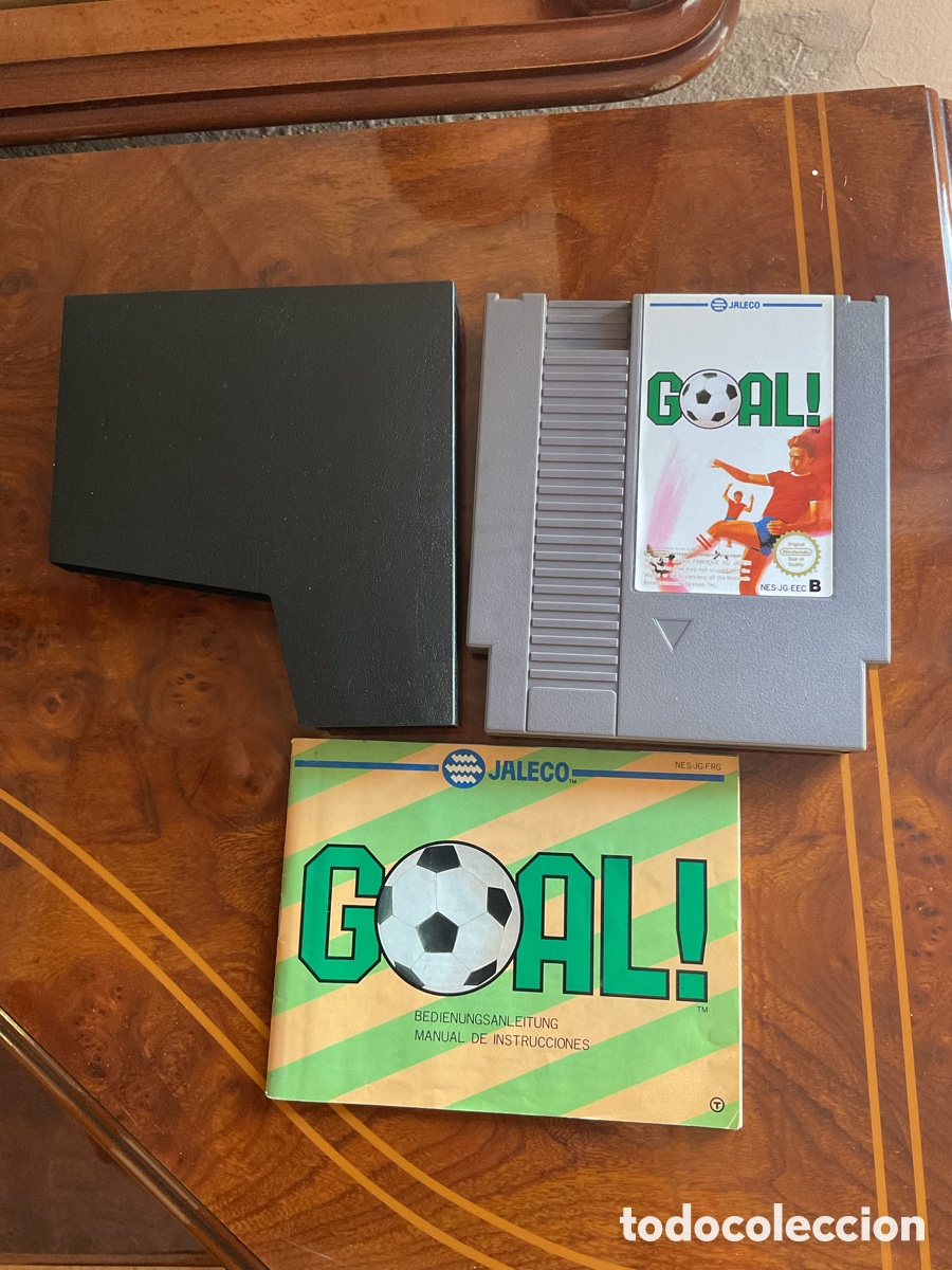 Videojuegos y Consolas: Juego de Nintendo Nes Goal con Manual