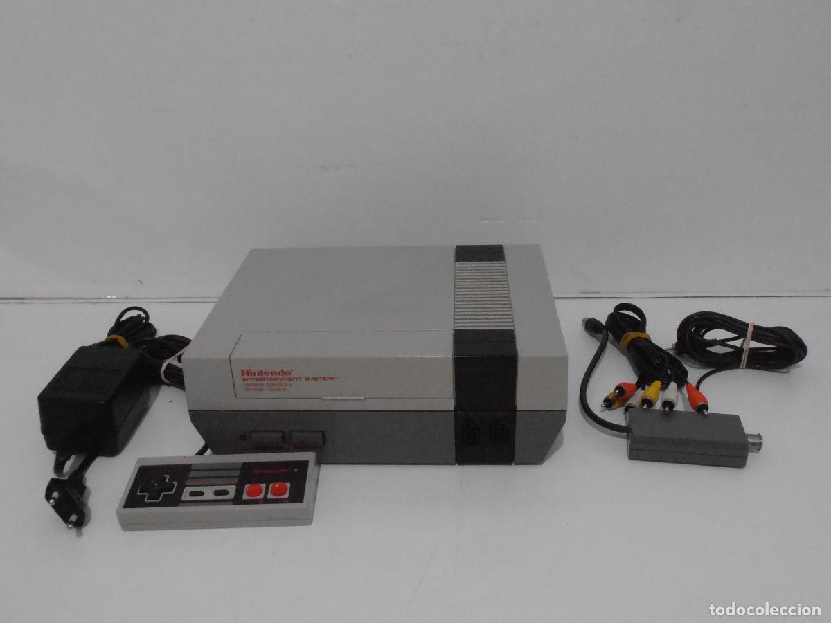 Videojuegos y Consolas: CONSOLA NINTENDO NES, CON UN MANDO Y CABLES, FUNCIONA 1987
