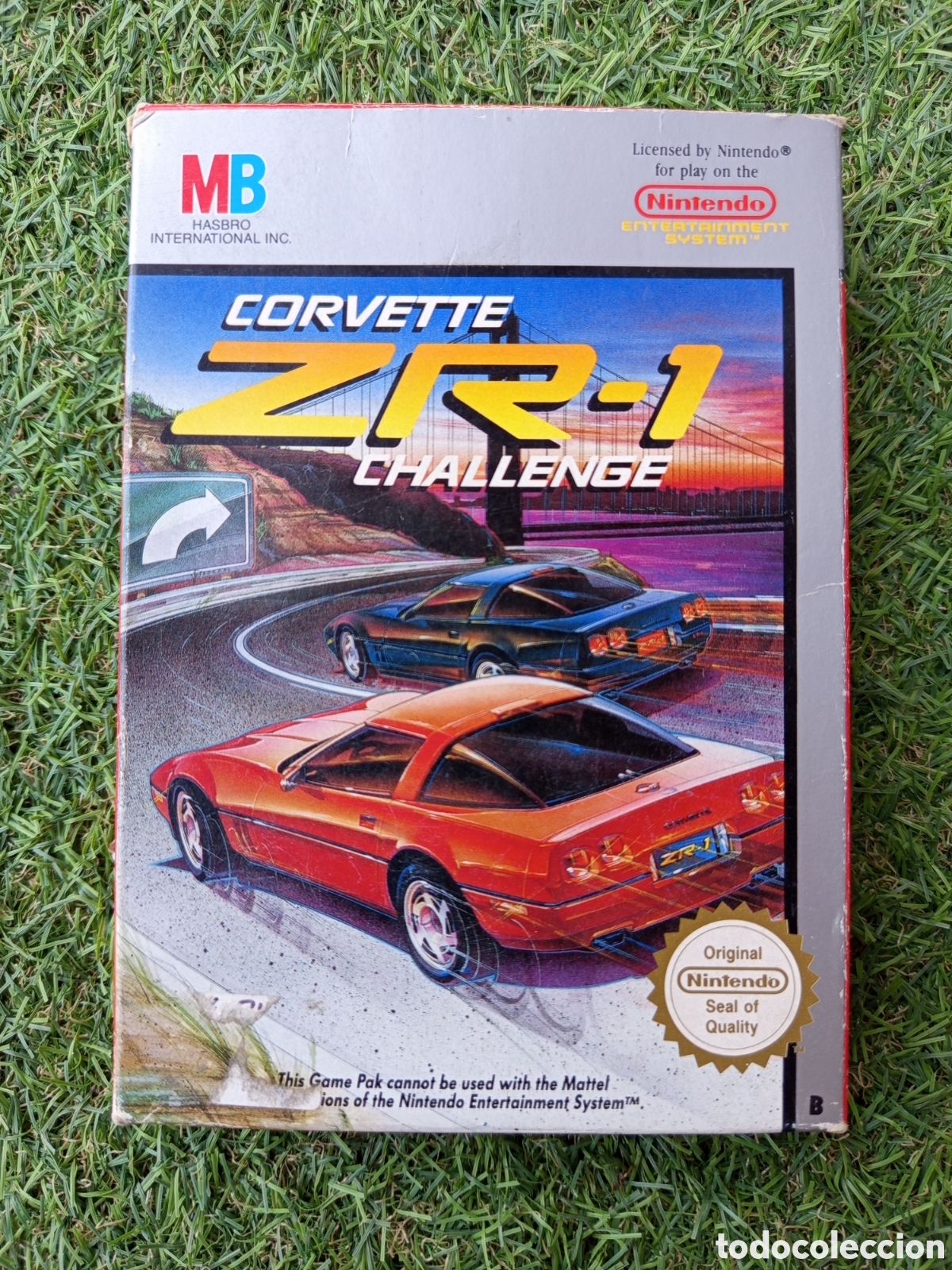 Videojuegos y Consolas: Video juego de Nintendo nes Corvette zr-1 challenge