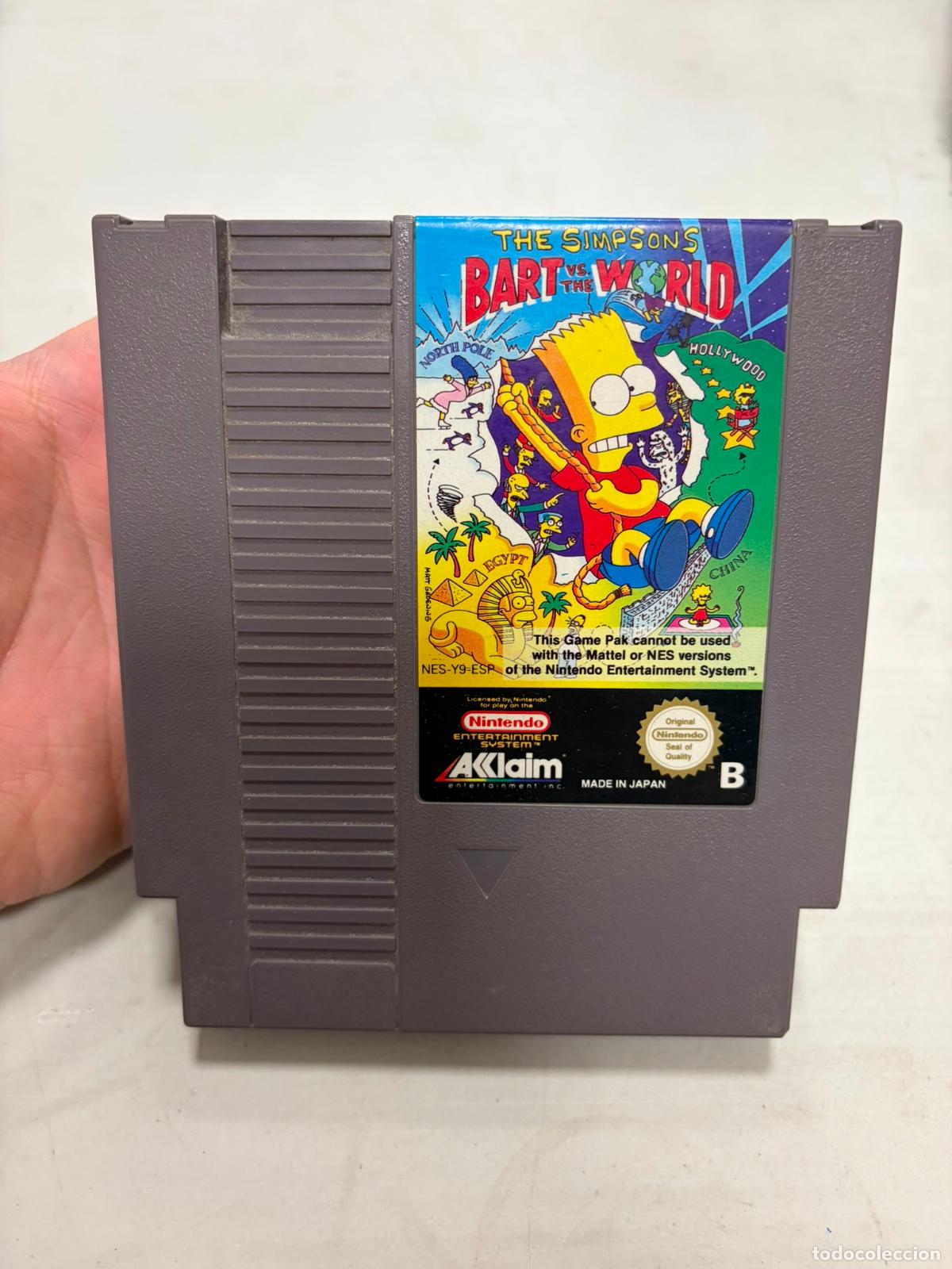 Videojuegos y Consolas: The simpsons bart vs the world - NES Nintendo - PAL ESP B