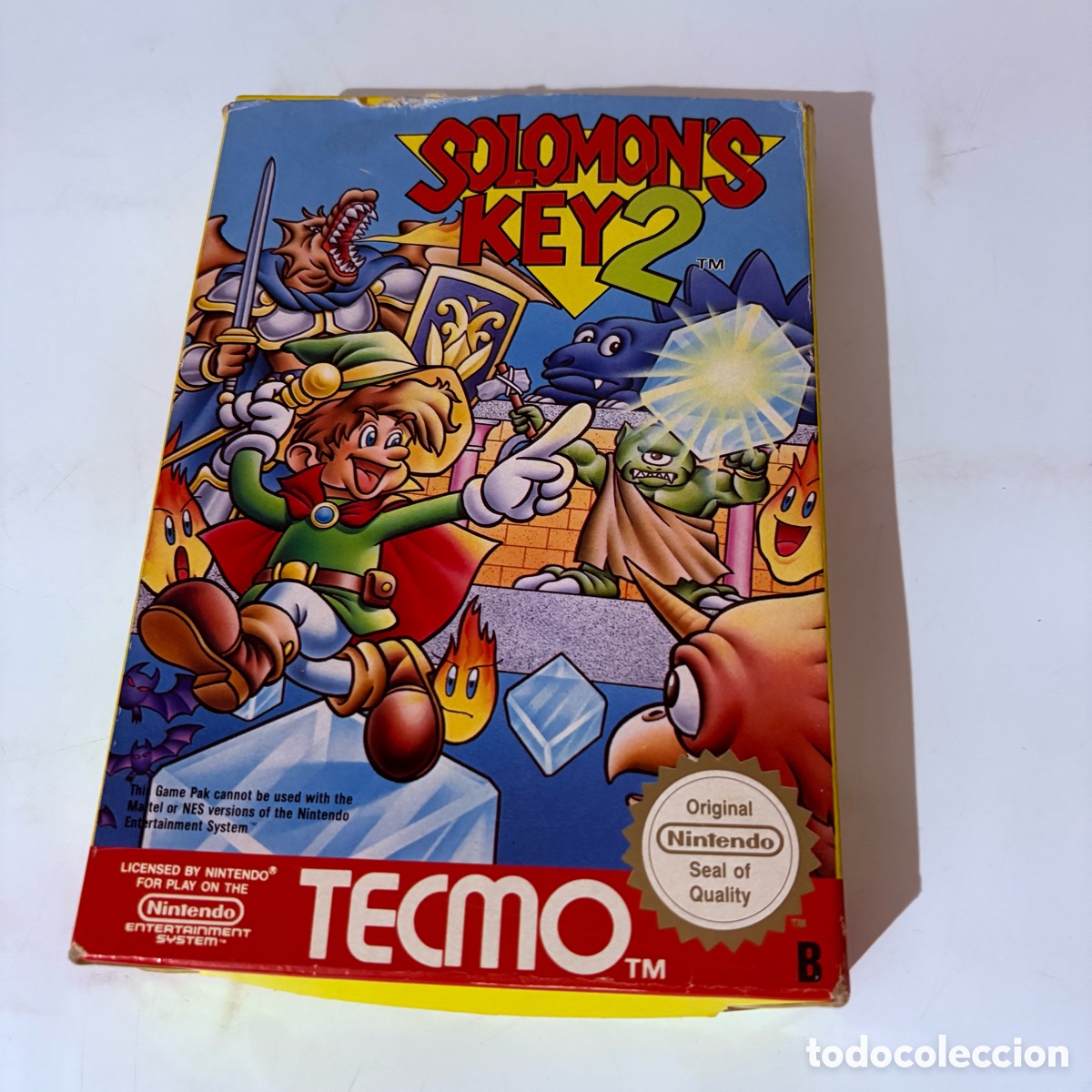 Videojuegos y Consolas: juego para la consola nintendo nes solomon's key 2