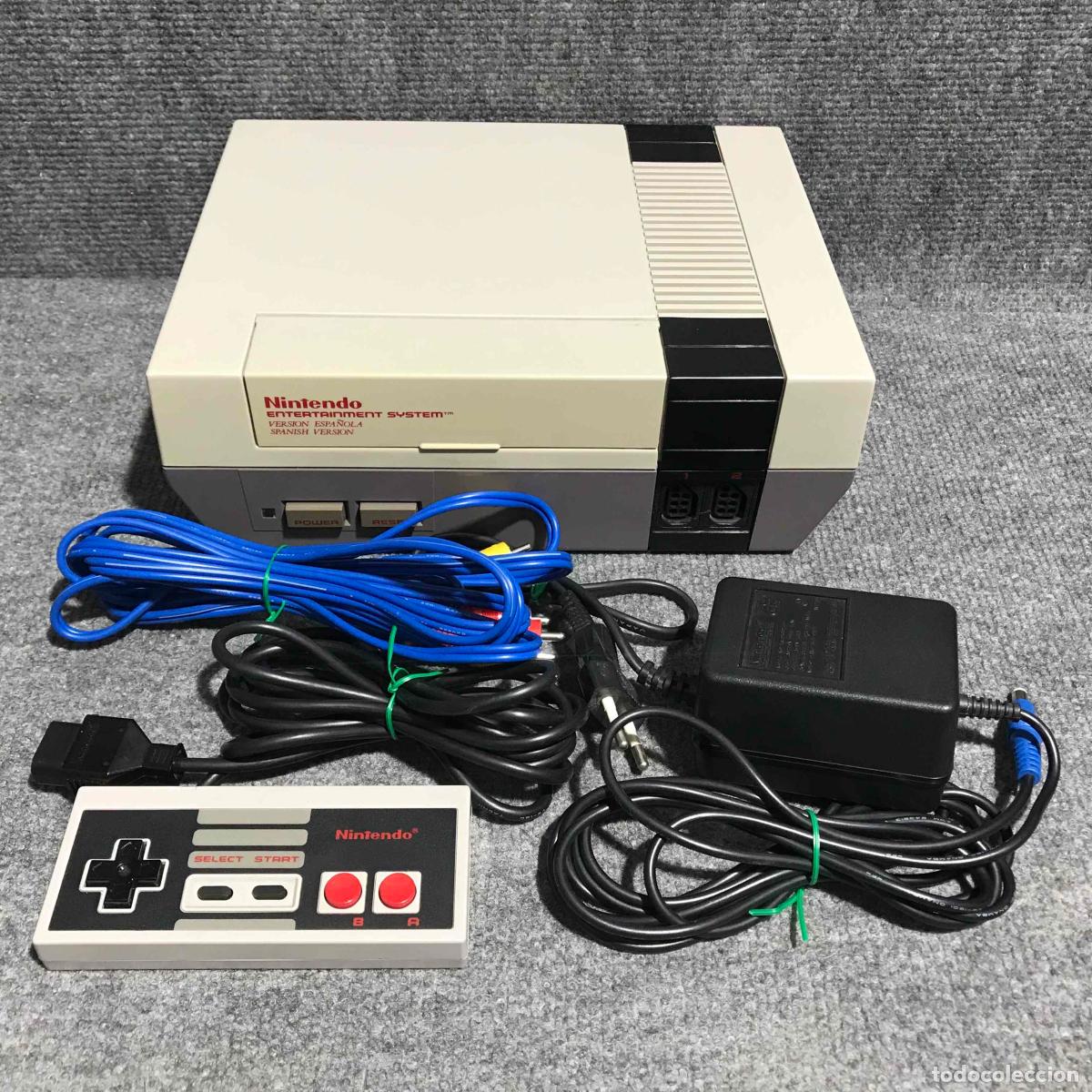 Videojuegos y Consolas: CONSOLA NINTENDO NES ESPA&Ntilde;OLA+MANDO+AV+AC