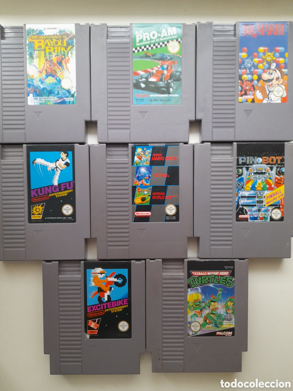 Videospiele und Konsolen: LOTE 8 JUEGOS NINTENDO NES.