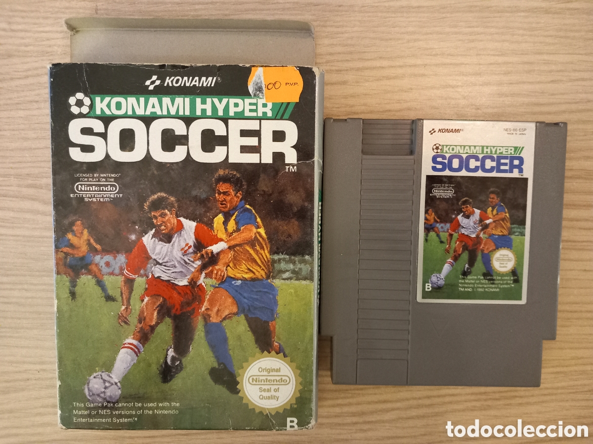 Videojuegos y Consolas: Konami Hyper Soccer para NES &ndash; Completo con caja y cartucho