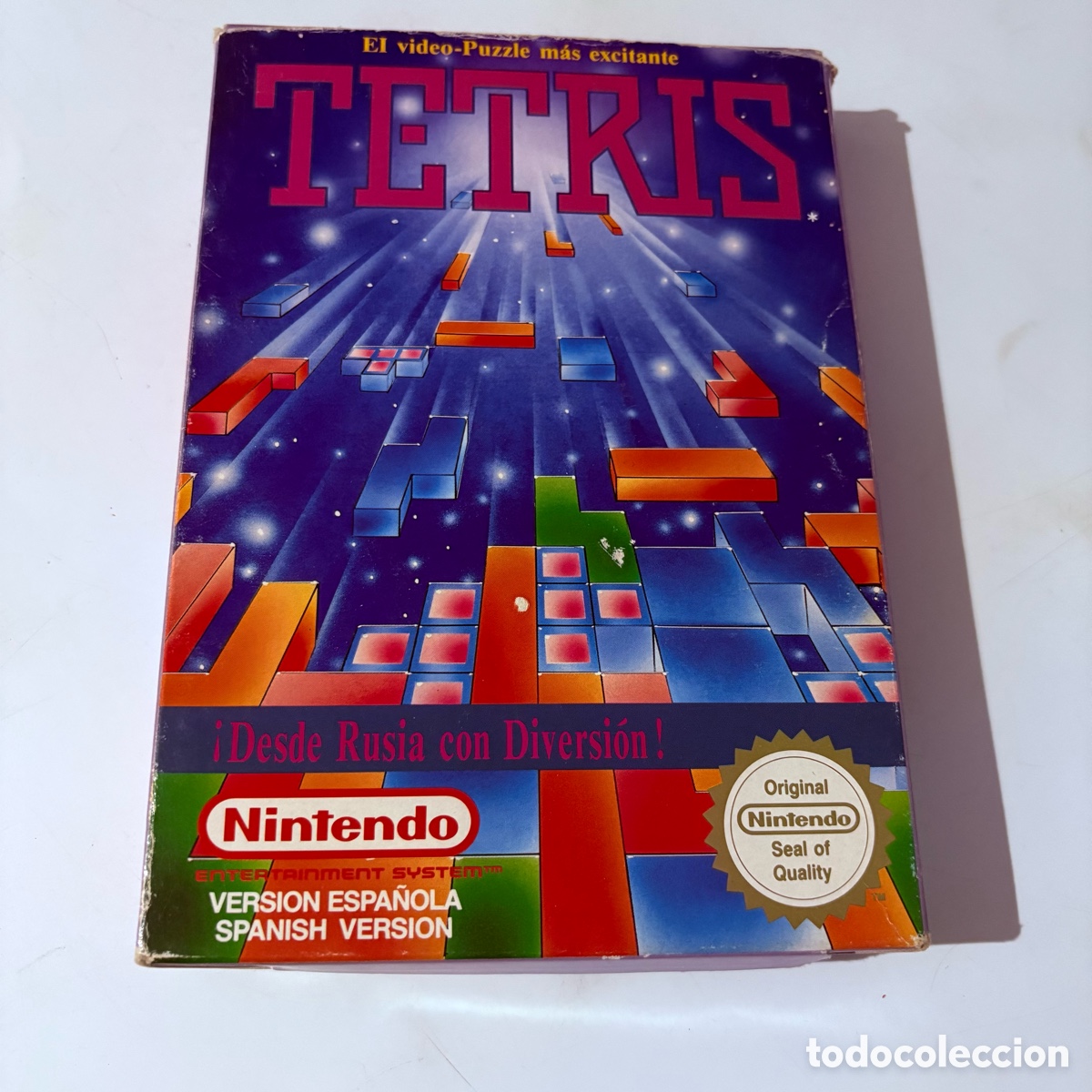 Videojuegos y Consolas: Juego para la consola nintendo nes tetris Version espa&ntilde;ola