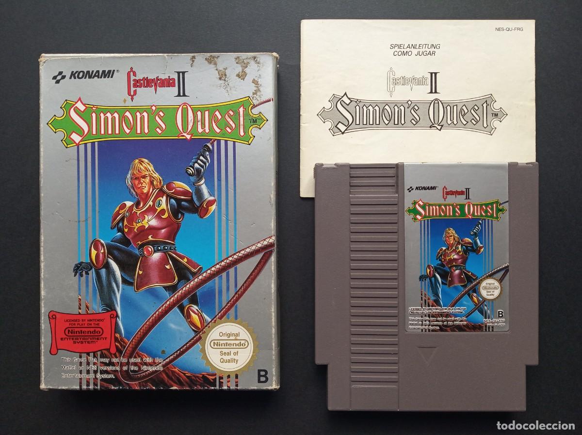 Jeux Vid&eacute;o et Consoles: Video Juego COMPLETO CASTLEVANIA SIMON'S QUEST Nintendo Entertainment System NES&reg; KONAMI Version PAL