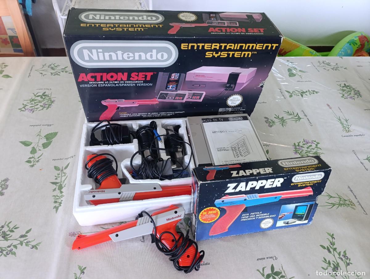 Videojuegos y Consolas: Nintendo NES Action Set PAL Espa&ntilde;a Completa