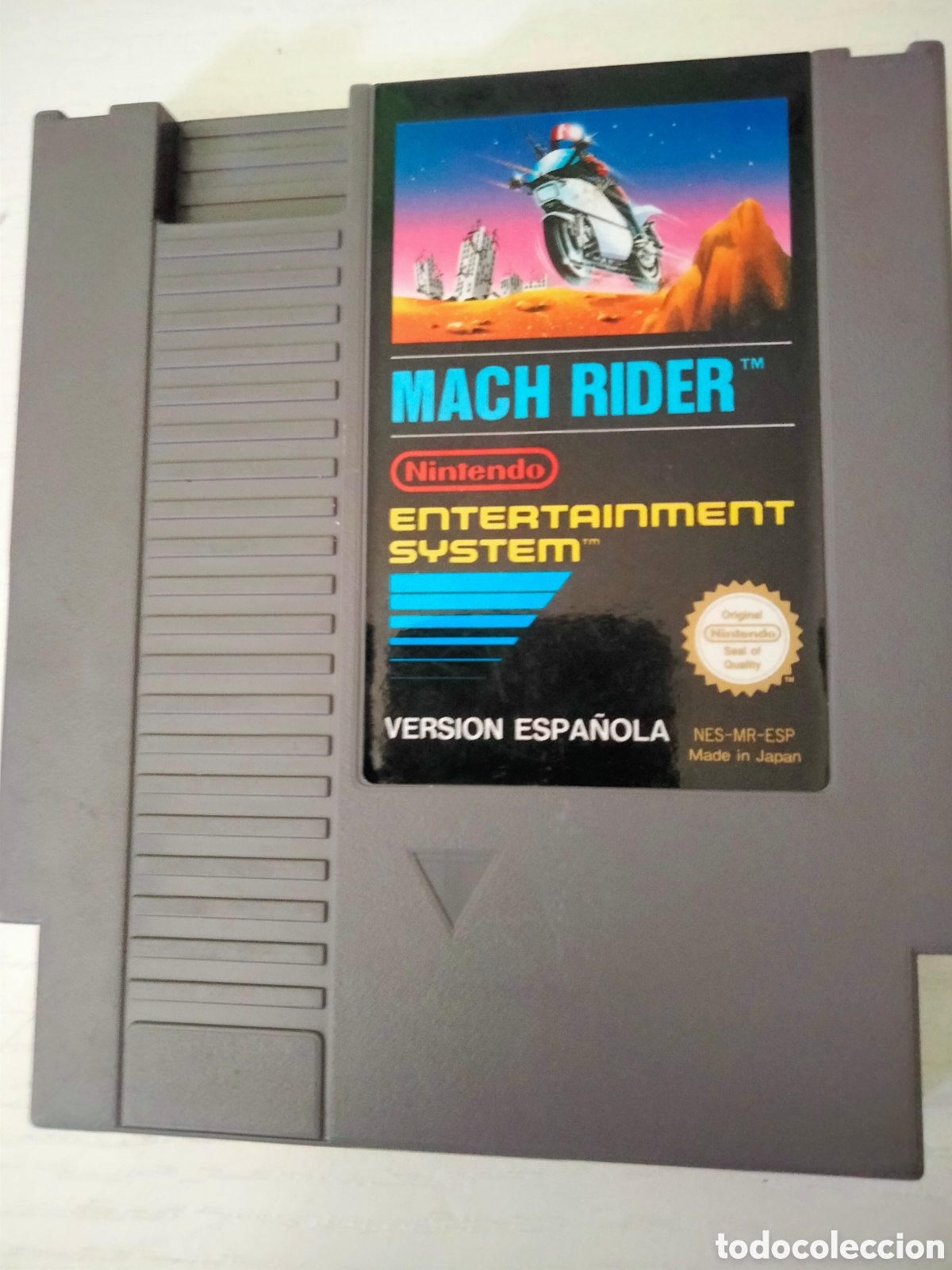 Videojuegos y Consolas: Mach Rider Nintendo NES Pal B versi&oacute;n espa&ntilde;ola