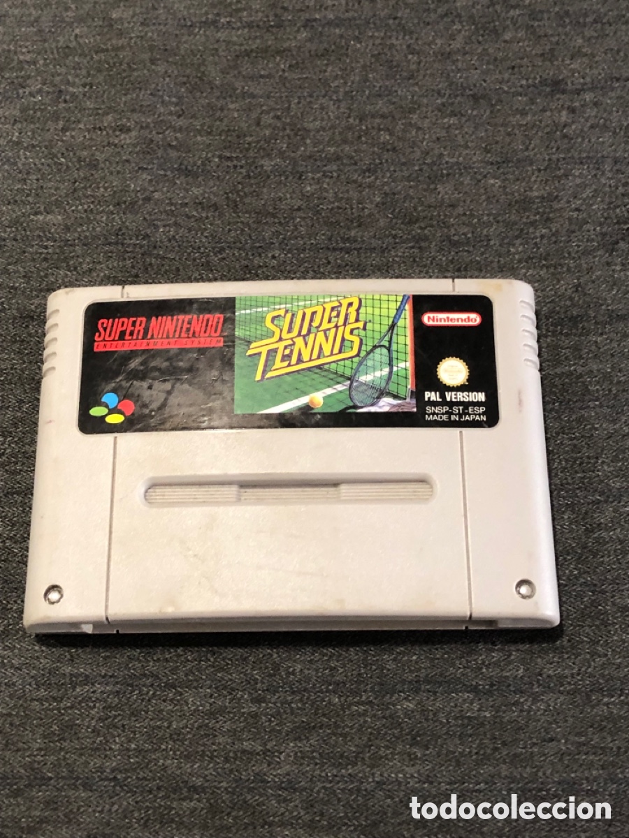 Videojuegos y Consolas: Cartucho original Super Tennis Super Nintendo - PAL Europa.