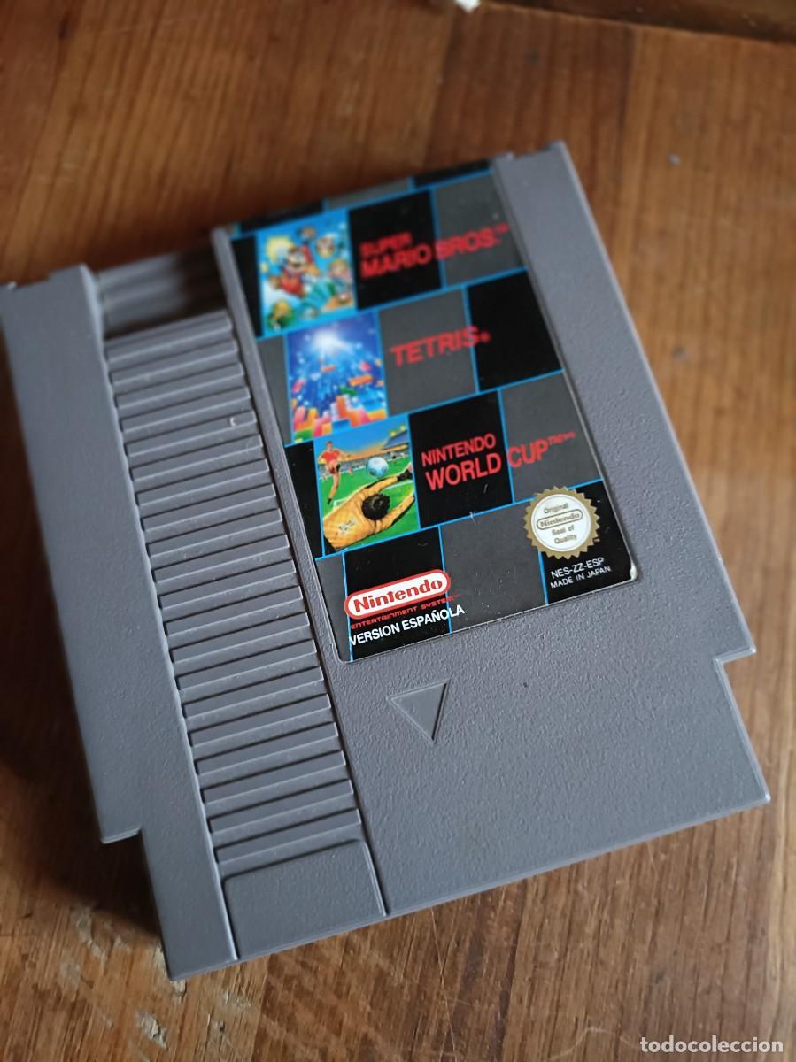 Videojuegos y Consolas: 3X1 JUEGOS DE NINTENDO NES TETRIS MARIO BROS WORD CUP