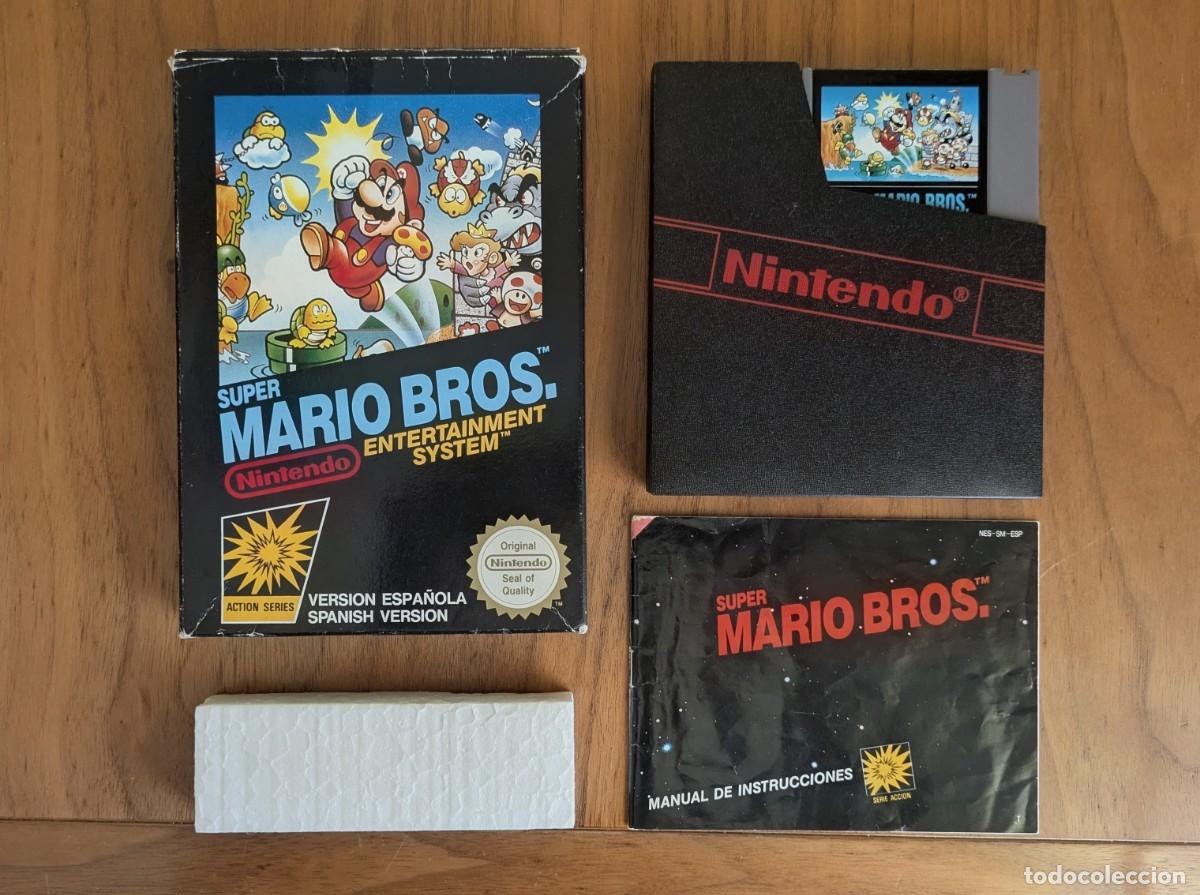 Videojuegos y Consolas: Super Mario Bros Nintendo NES PAL ESPA&Ntilde;A COMPLETO CIB Manual